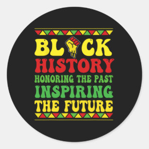 Sticker Rond Mois de l'histoire des Noirs honorer le passé insp