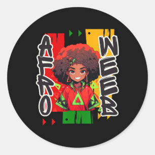 Sticker Rond Mois de l'histoire des Noirs - Méfiez-vous de mes