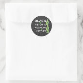 Sticker Rond Mois de l'histoire noire (Sac)