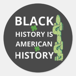 Sticker Rond Mois de l'histoire noire