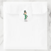 Sticker Rond Mois de mars (Sac)