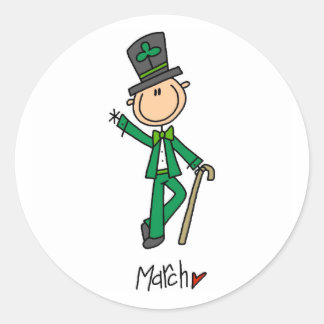 Sticker Rond Mois de mars