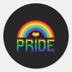 Sticker Rond Mois de sensibilisation LGBT gay pride 2022