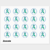 Sticker Rond Mois mondial de sensibilisation à la neurofibromat (Feuille)