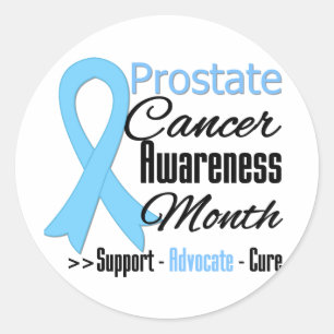 Sticker Rond Mois v5 de CONSCIENCE de cancer de la prostate