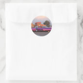Sticker Rond moissonneuse (Sac)