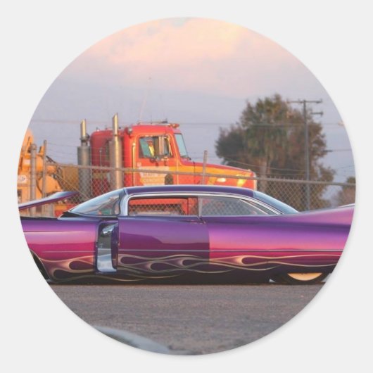 Sticker Rond moissonneuse (Devant)