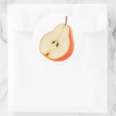 Sticker Rond Moitié poire (Sac)
