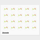 Sticker Rond Mojito Now (Feuille)