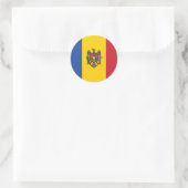 Sticker rond Moldavie (Sac)