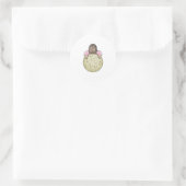 Sticker Rond Mole with Moon (Sac)