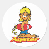 Sticker Rond moleke (Devant)