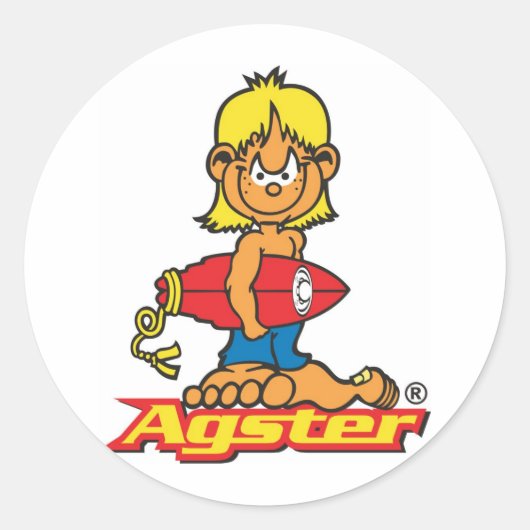 Sticker Rond moleke (Devant)