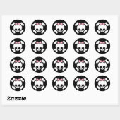 Sticker Rond Molly Bow (Feuille)