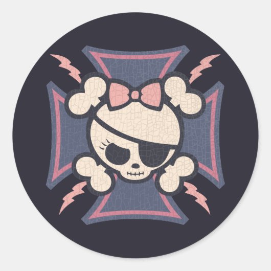 Sticker Rond Molly Maltese (Devant)