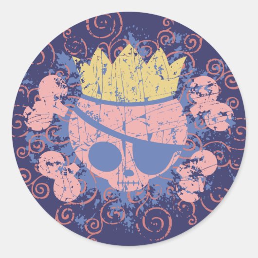 Sticker Rond Molly Queen (Devant)