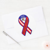 STICKER ROND MOLON LABE (Enveloppe)