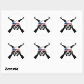 Sticker Rond Molon Labe Baby (Feuille)