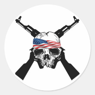 Sticker Rond Molon Labe Baby