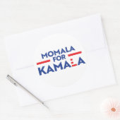 Sticker Rond Momala pour Kamala Harris (Enveloppe)
