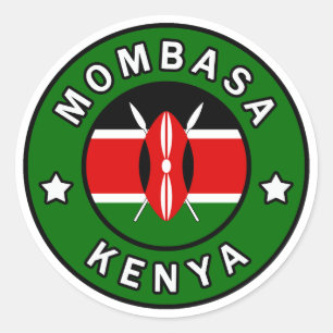 Sticker Rond Mombasa Kenya