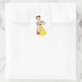 Sticker Rond Momie le plus (Sac)