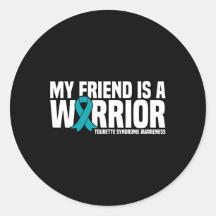 Sticker Rond Mon Ami Est Une Sensibilisation Au Syndrome Touret
