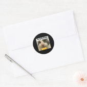 Sticker Rond Mon Apolocheese Funny Chat Mème Brainrot Gen Z Hum (Enveloppe)