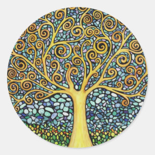Sticker Rond Mon arbre de la vie