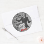 STICKER ROND MON AUTRE MACHINE EST UN BERNI (Enveloppe)