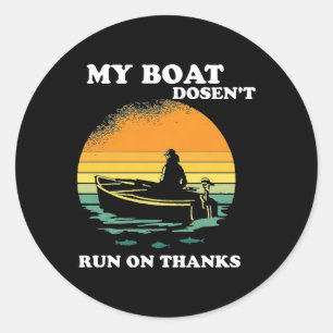 Sticker Rond Mon bateau ne fonctionne pas grâce