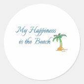 Sticker Rond Mon bonheur (Devant)