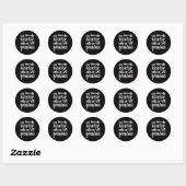 Sticker Rond Mon Bowler préféré m'appelle grand-mère de Bowling (Feuille)