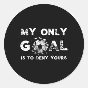 Sticker Rond Mon But Est De Refuser Votre Cadeau De Naissance G