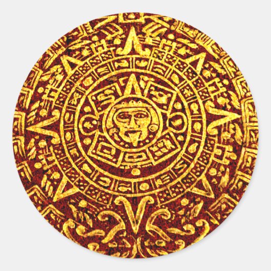 Sticker Rond Mon calendrier maya (Stickers ronds) (Devant)