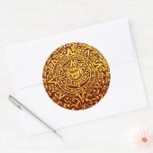 Sticker Rond Mon calendrier maya (Stickers ronds) (Enveloppe)