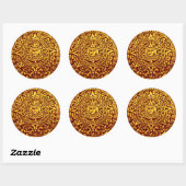 Sticker Rond Mon calendrier maya (Stickers ronds) (Feuille)