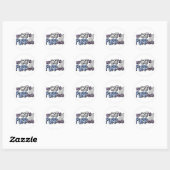 Sticker Rond Mon Chat Est Purr-Fect (Feuille)