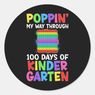 Sticker Rond Mon Chemin À Travers 100 Jours De Ki Étudiant À La