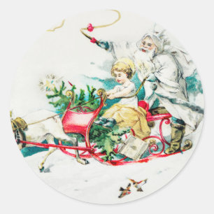 Sticker Rond Mon Cher Petit Ami - Fêtes de Noël