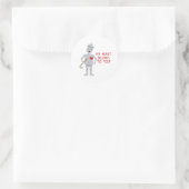 Sticker Rond Mon coeur appartient (Sac)
