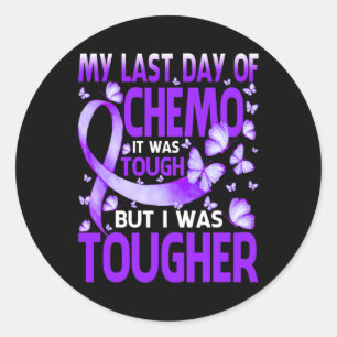 Sticker Rond Mon Dernier Jour De Journée Chemo Fibromyalgie Sen