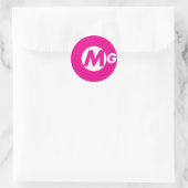 Sticker Rond Mon Dieu ! (Sac)