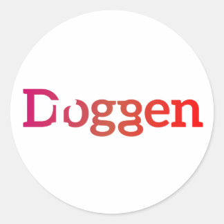 Sticker Rond Mon dogue allemand est une drogue