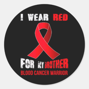 STICKER ROND MON FRÈRE - MON GARDEUR DU CANCER DU SANG