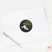 Sticker Rond Mon goût préféré est le poison (Enveloppe)