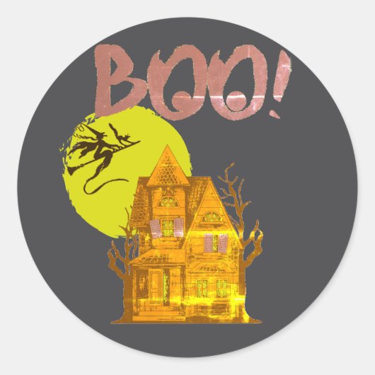 Sticker Rond Mon Halloween (Devant)