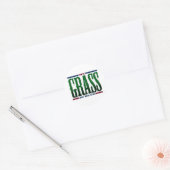 Sticker Rond "Mon Herbe Est Bleue" (Enveloppe)
