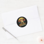 Sticker Rond Mon Labrador Retriever (Enveloppe)