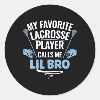 Sticker Rond Mon Lecteur De Crosse Préféré M'Appelle Lil Bro
